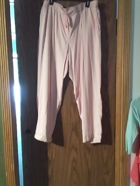 Talbots Pale Pink Easy Drawstring Pants